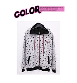 midnight boxy hood zip-up