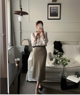 Near Tencel Basic Oversized Shirt / 5 colors