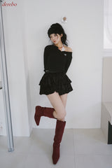 Beloa shine cancan skirt