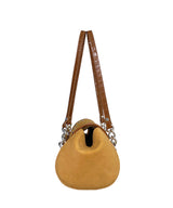 Naomi Medium Evening Shoulder Bag - Studded Suede