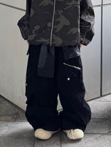 cation zipper wide pants