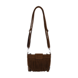 TASSEL SUEDE RIBBON CROSS BAG