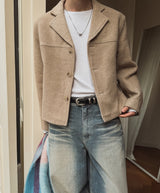 Kenny Wool Crop Blazer
