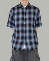 Swallow short-sleeved check shirt