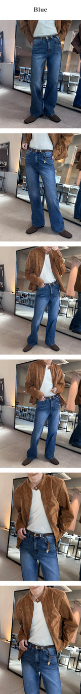 [FLARE FIT] Relax flare fit denim pants(2color)