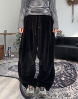 Tice Texture Pintuck Banding Pants