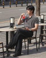 (M's)リベッドベロアヘンリーネックT 26SS-011