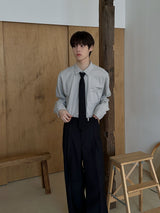 ASCLO Fade Wash Cotton Shirt (6color)
