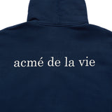 24FW ベーシックバイオウォッシングフーディージップアップ ネイビー