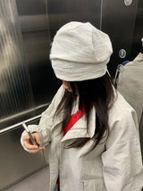 フルールビンテージボタンビーニー