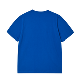 25SS ニュースペーパーラビットショートスリーブTシャツ コバルトブルー