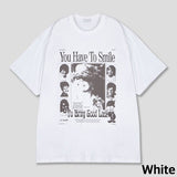 ハッピーピクチャープリンティング半袖Tシャツ