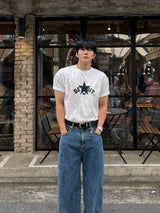 Ber balloon denim pants