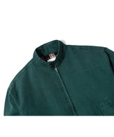 LB Washed Oxford Harrington Jacket (Dark Green)
