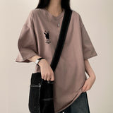 Surprised cat loose fit short sleeve