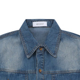 ALYTH ロールアップデニムシャツ ユニセックス (2Color)