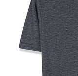 Montes Crop Henley Neck Short Sleeve T-shirt