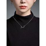 Drop Half Moon Necklace