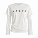 イザボー フローラル レース Tシャツ