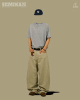 IN Waffle Henry-neck 1/2 T