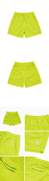 [24SS] NYLON WATERPROOF SHORT PANTS LIME 