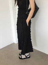 Border frill pencil skirt (2color)
