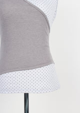 DOT HALTER SLEEVELESS