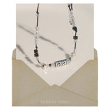 Dream Catcher, single line bracelet_April Birthstone