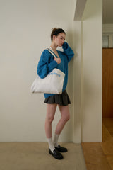 Moa v-neck knit_blue