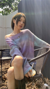 Turtleneck loose fit knitwear