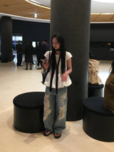 Pico Distressed Wide Denim (2c)