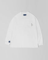 LWP EMBROIDERY POCKET L/S TEE (WHITE)