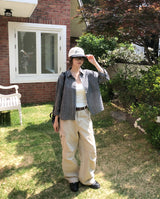 Poner Cation Parachute Diagonal Cargo Pants