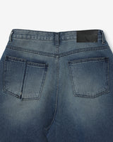 bermuda half denim pants [ BLUE ]