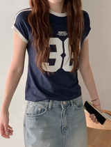 38 スリム半袖Tシャツ (4color)