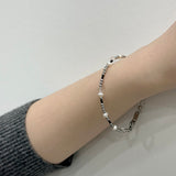 plain black bar bracelet
