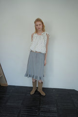 Aile frill skirt_gray