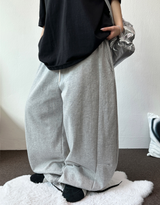 2サイズ💚🩶バックパターンバルーンロングパンツ 🖤🧸🩶🤍💚5カラー
