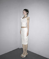 molly flower top (2colors)