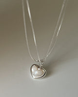 Loveholic necklace (silver)