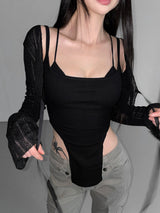 lavender crop bolero cd(3 color)
