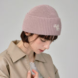 Leaf VZ Logo Washed Beanie / Indie Pink