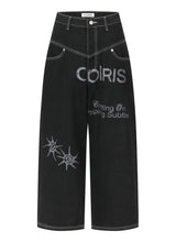 DEKER DIRTY LOGO STITCH DENIM PANTS UNISEX