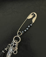 TZ Eight Ball Clothes Pin Key Ring