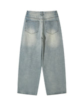 Cain Wide Washed Denim Pants