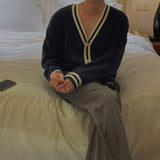 ASCLO College Twist V Cardigan (4color)