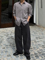 Bio cotton curved pants