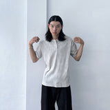 Faded Henley Short Sleeve Tee