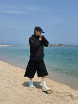 Mate diagonal hood windbreaker 7C