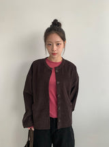 デカール テンセルウール ラウンドロングスリーブTシャツ